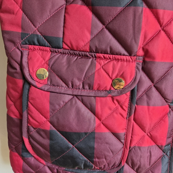 St. John's Bay Kids Quilted Vest - Red and Black - Picture 5 of 7